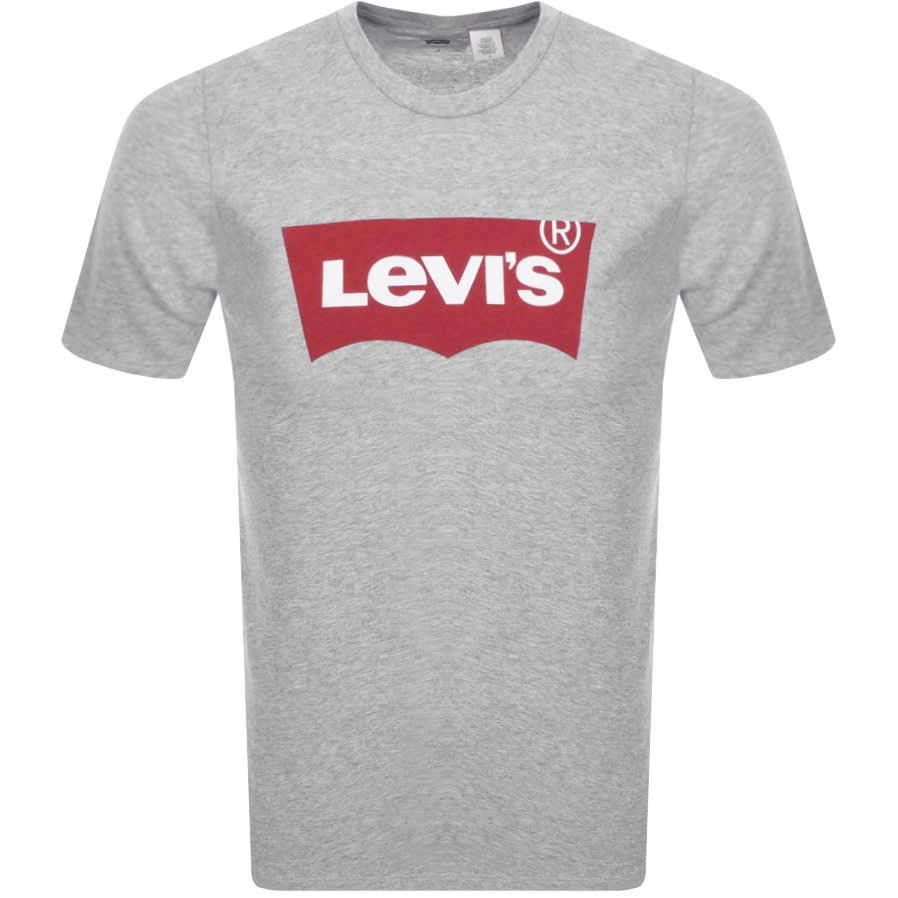 Alternative Image for ProductLevis Logo Crew Neck T Shirt Grey1